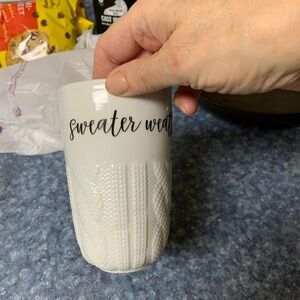 White Sweater Weather Mug